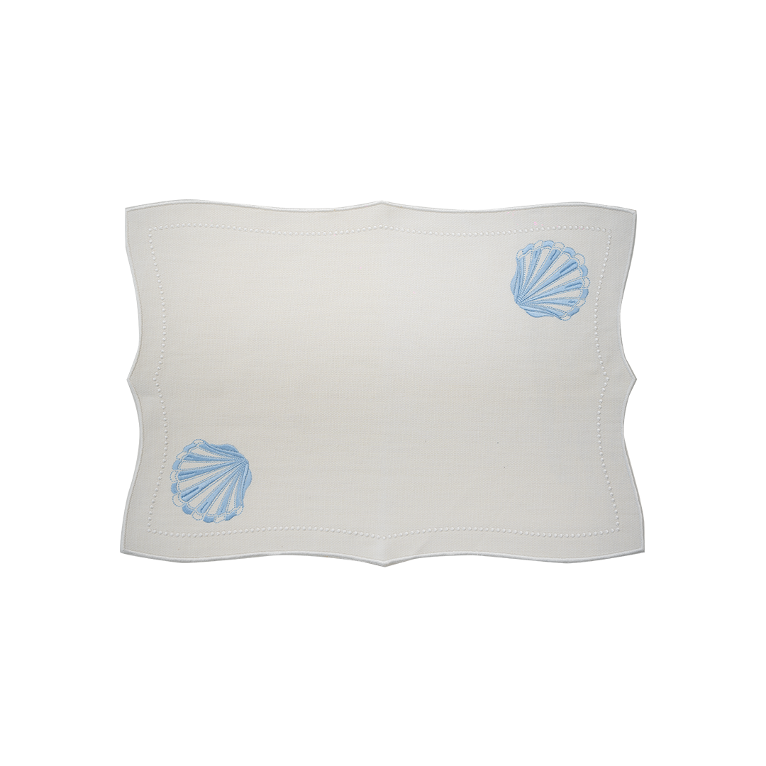 İSTİRİDYE NAKIŞLI  BEYAZ KETEN AMERİKAN SERVİS