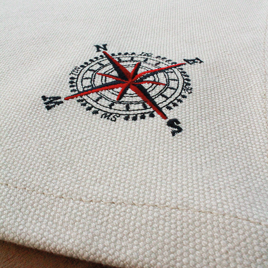 PUSULA DESEN NAKIŞLI BEYAZ RUNNER