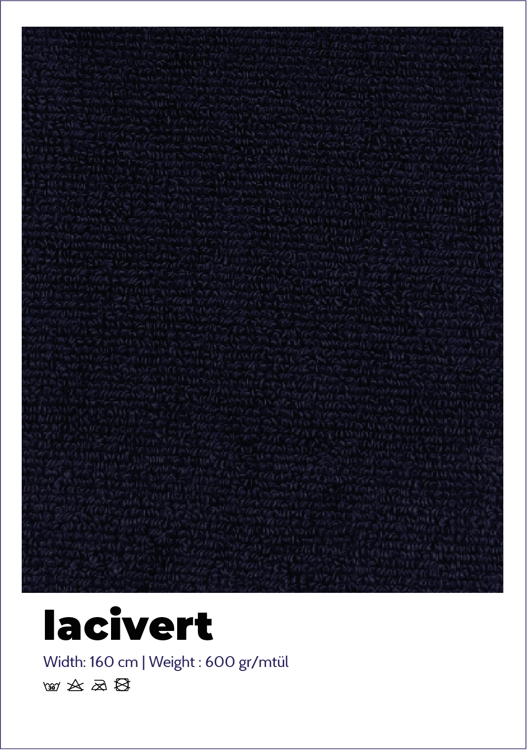 600-560 gr /mtül INDANTREN TEK TARAF LACİVERT HAVLU