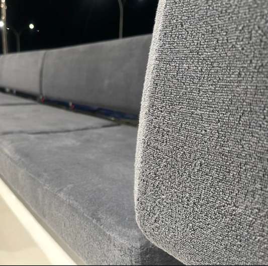 830 gr /mtül INDANTREN ÇİFT TARAF AÇIK GRİ HAVLU