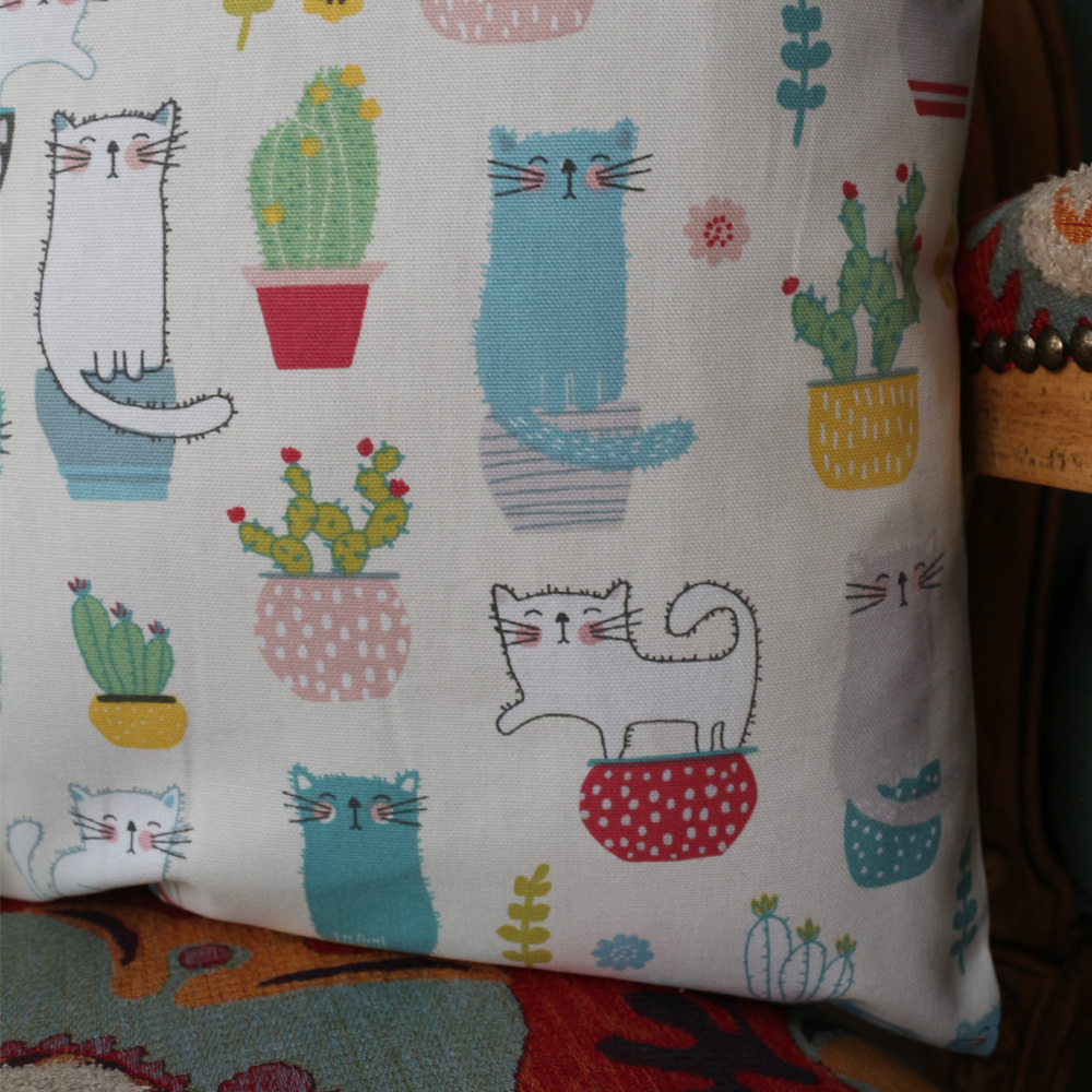 KEDİ DESENLİ KIRLENT KILIFI