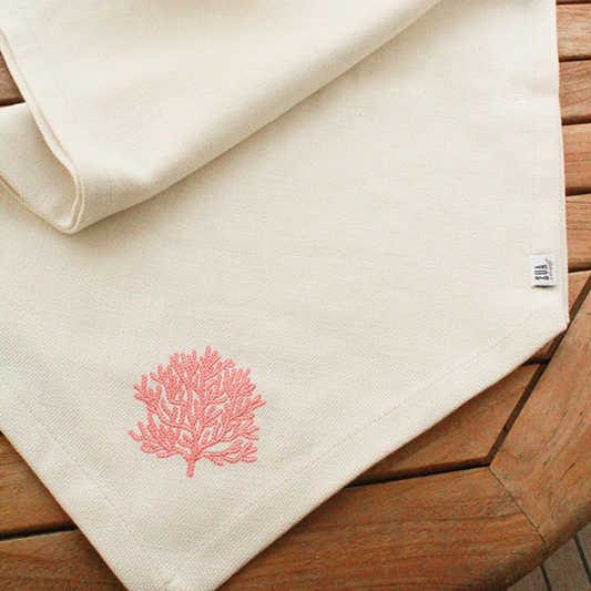 MERCAN DESEN NAKIŞLI BEYAZ RUNNER