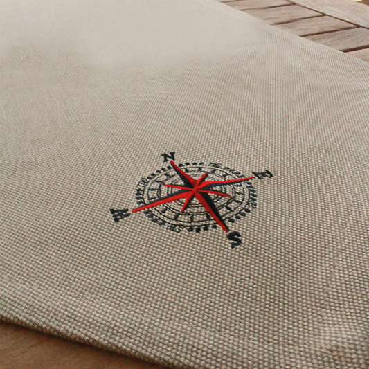 PUSULA DESEN NAKIŞLI GRİ RUNNER