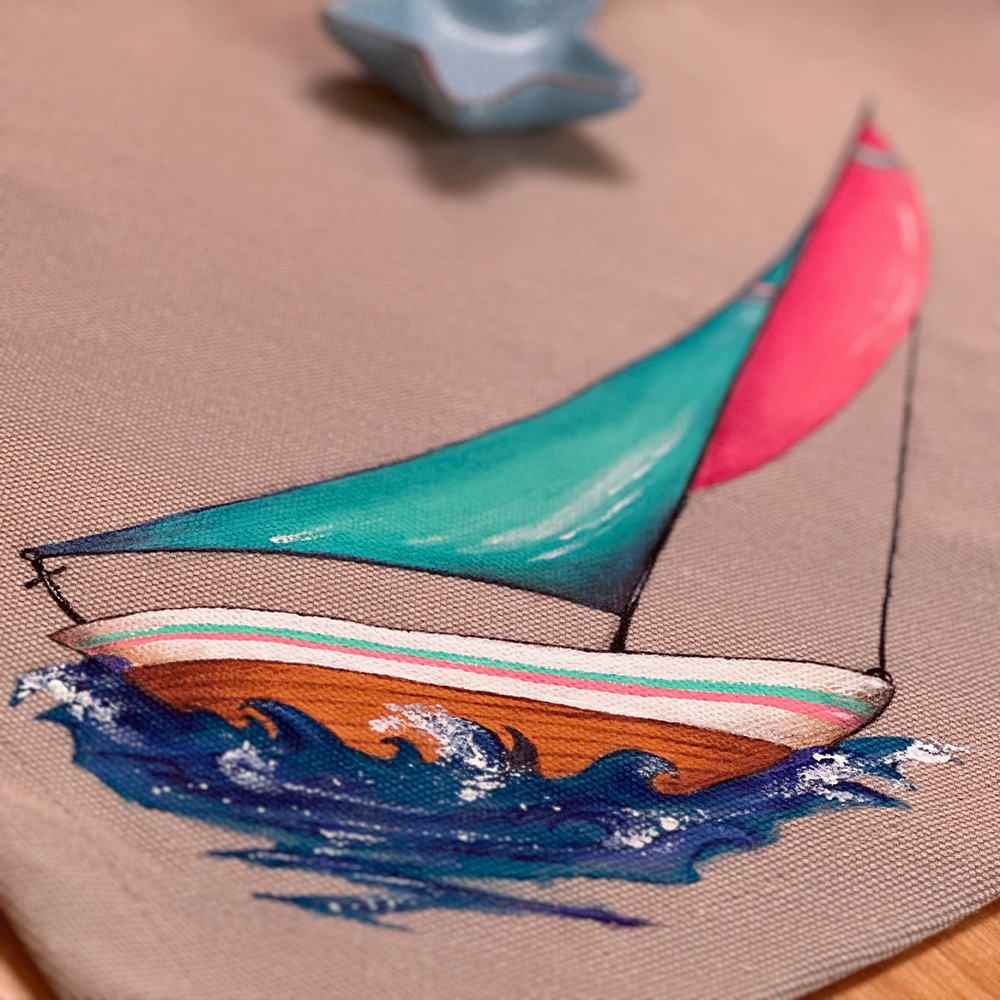 EL BOYAMASI YELKEN GRİ RUNNER