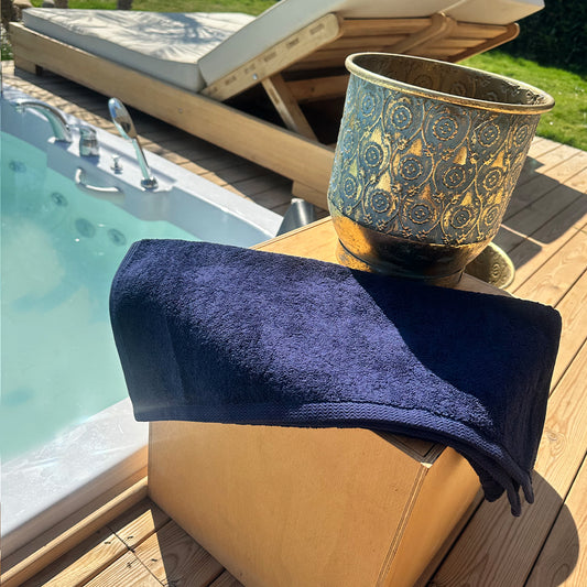 700 gr. DÜZ LACİVERT  HAVLU 50*90 CM