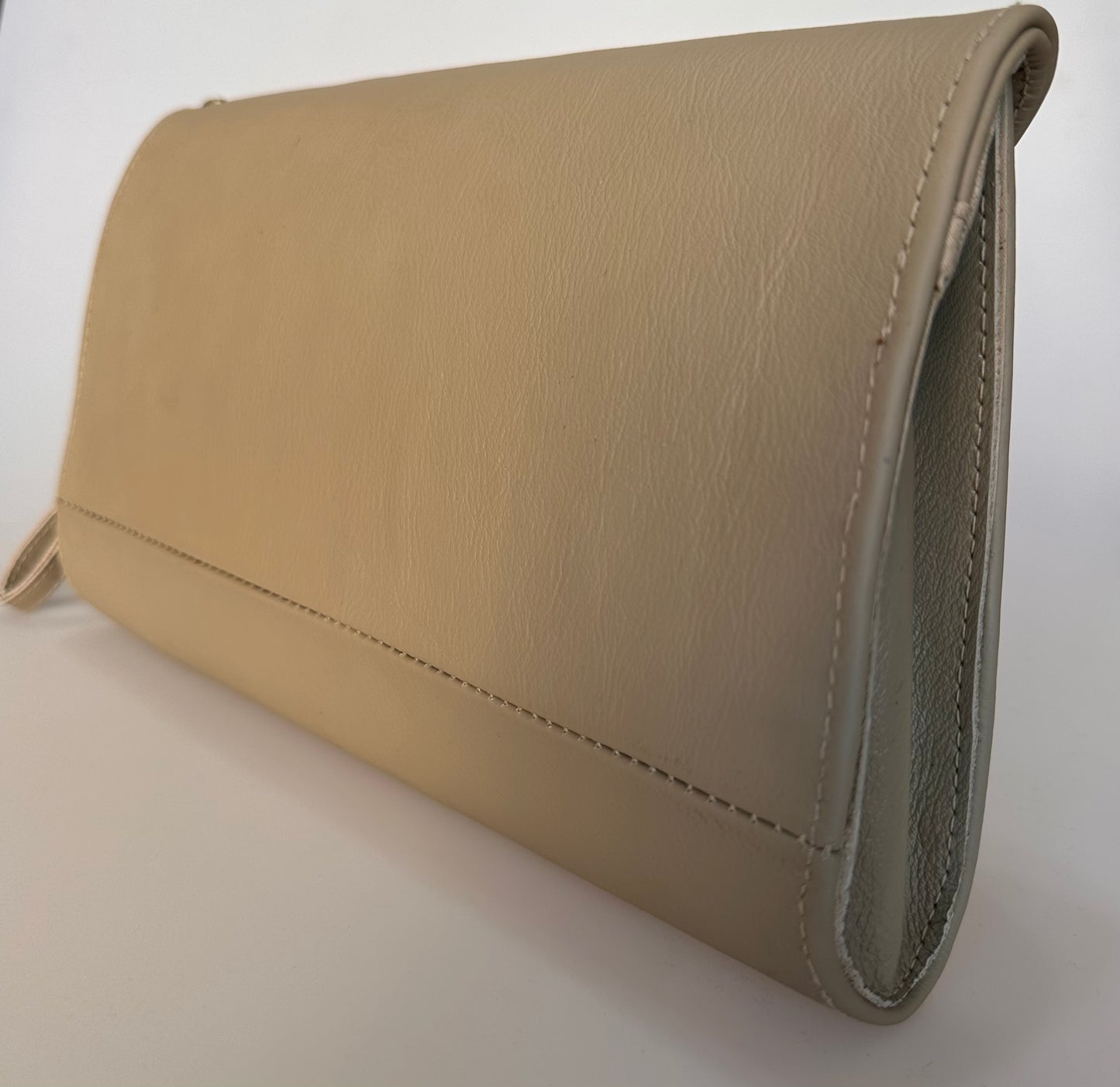 RETRO GÜDERİ VİZON CLUTCH ÇANTA