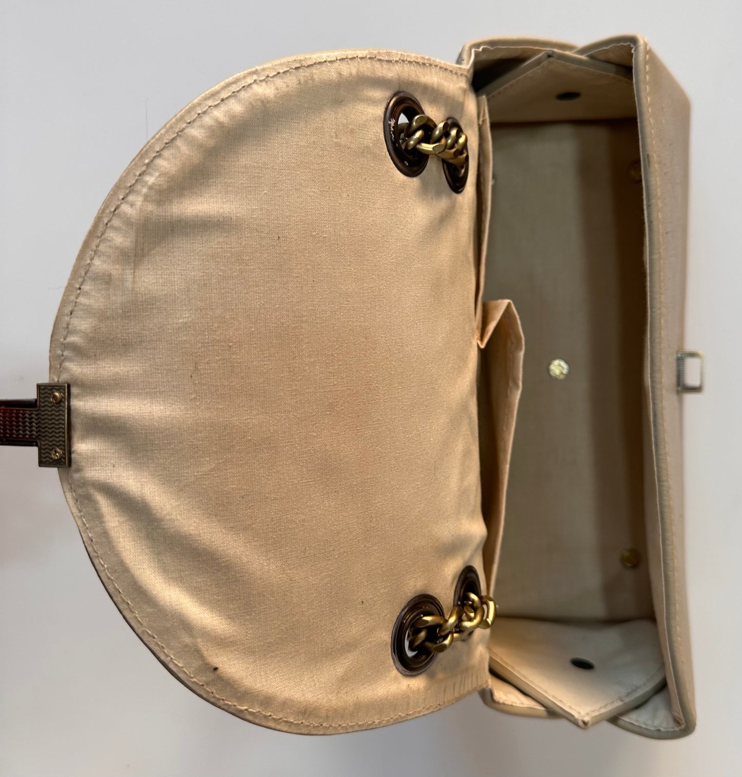 RETRO TARZ HAKİKİ DERİ VİZON OMUZ ÇANTASI