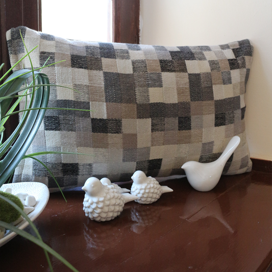 DAMA DESEN JAKARLI KIRLENT KILIFI 35 cm x 50 cm