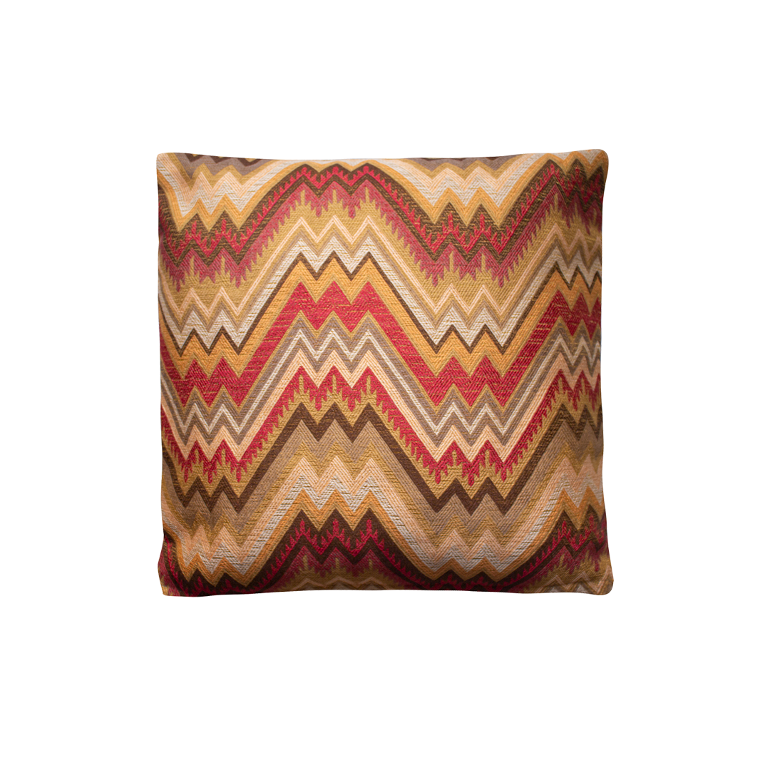 ZİGZAG DESEN JAKARLI DOKUMA KIRLENT KILIFI