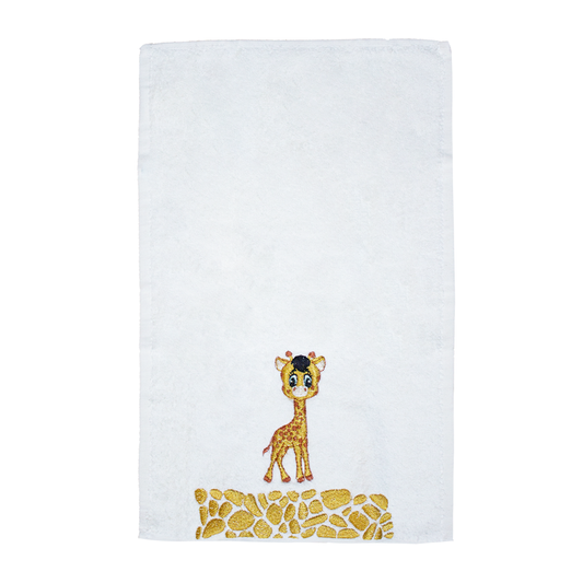 ZÜRAFA NAKIŞLI BEBEK & ÇOCUK HAVLUSU