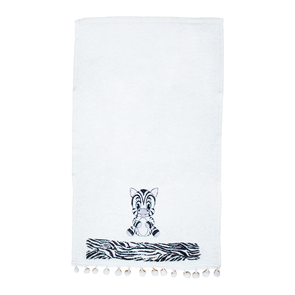 ZEBRA NAKIŞLI BEBEK & ÇOCUK HAVLUSU