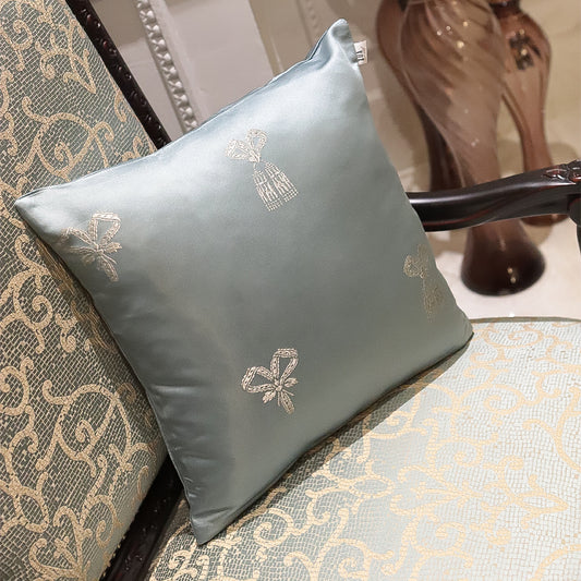 FİYONK DESENLİ JAKARLI DOKUMA KIRLENT KILIFI