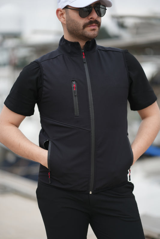 YELEK SOFTSHELL SİYAH