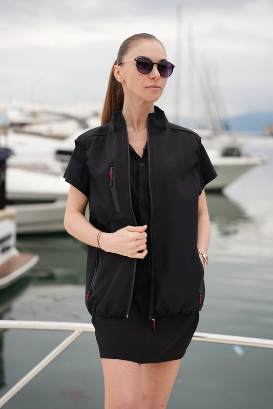 YELEK SOFTSHELL SİYAH