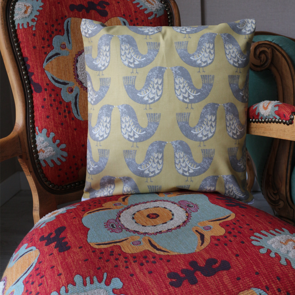 KUŞ DESENLİ KIRLENT KILIFI