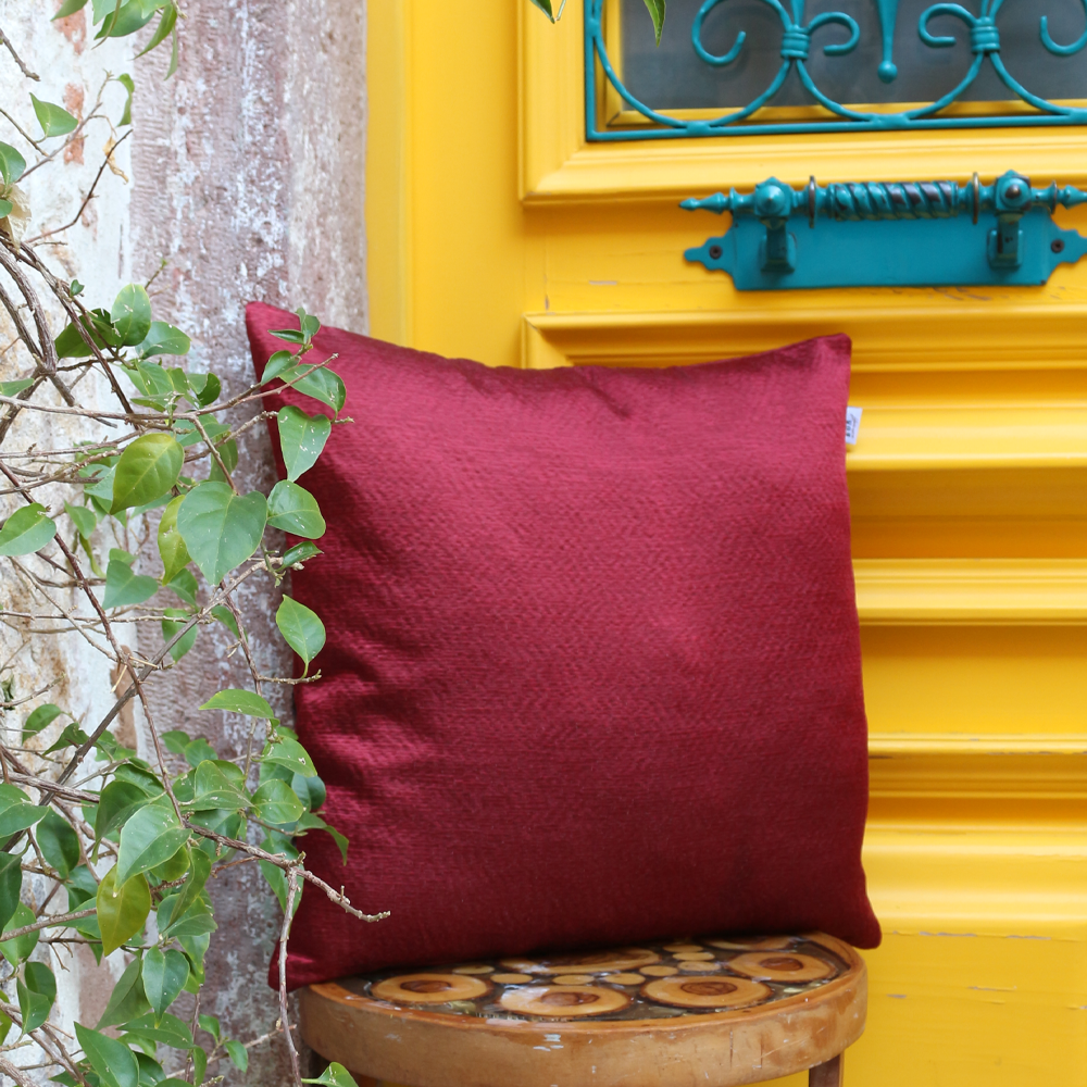 PARLAK BORDO JAKARLI KIRLENT KILIFI