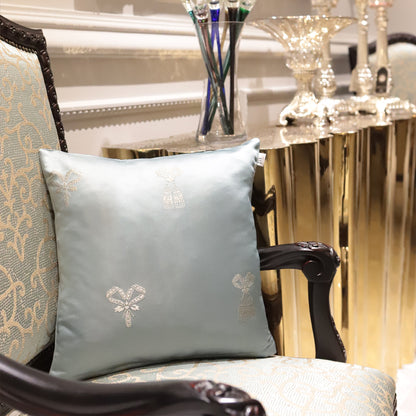 FİYONK DESENLİ JAKARLI DOKUMA KIRLENT KILIFI